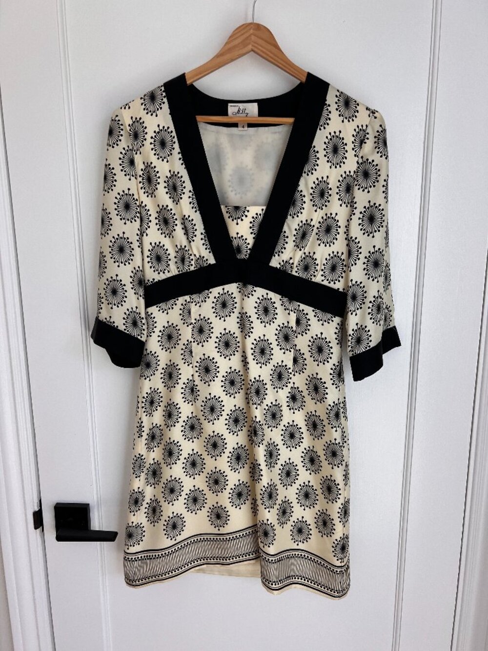 Milly Mod Fitted Dress (Size 4)